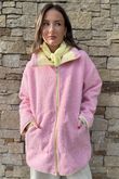 Beach Walk Fleece Jacket Pink